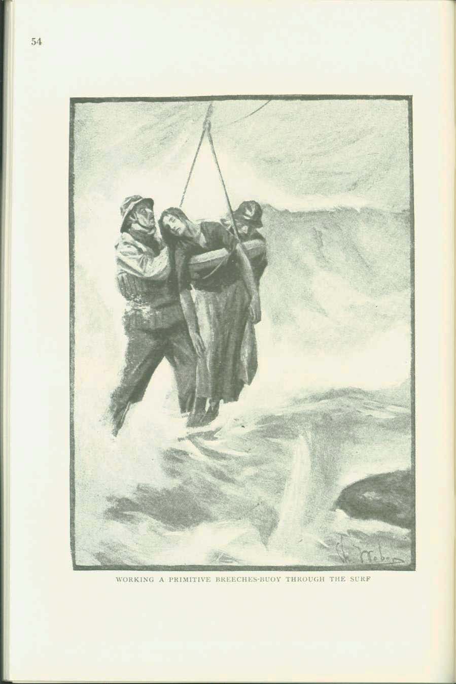 THE UNITED STATES LIFE-SAVING SERVICE--1880; predecessor to today's Coast Guard. vist0071o